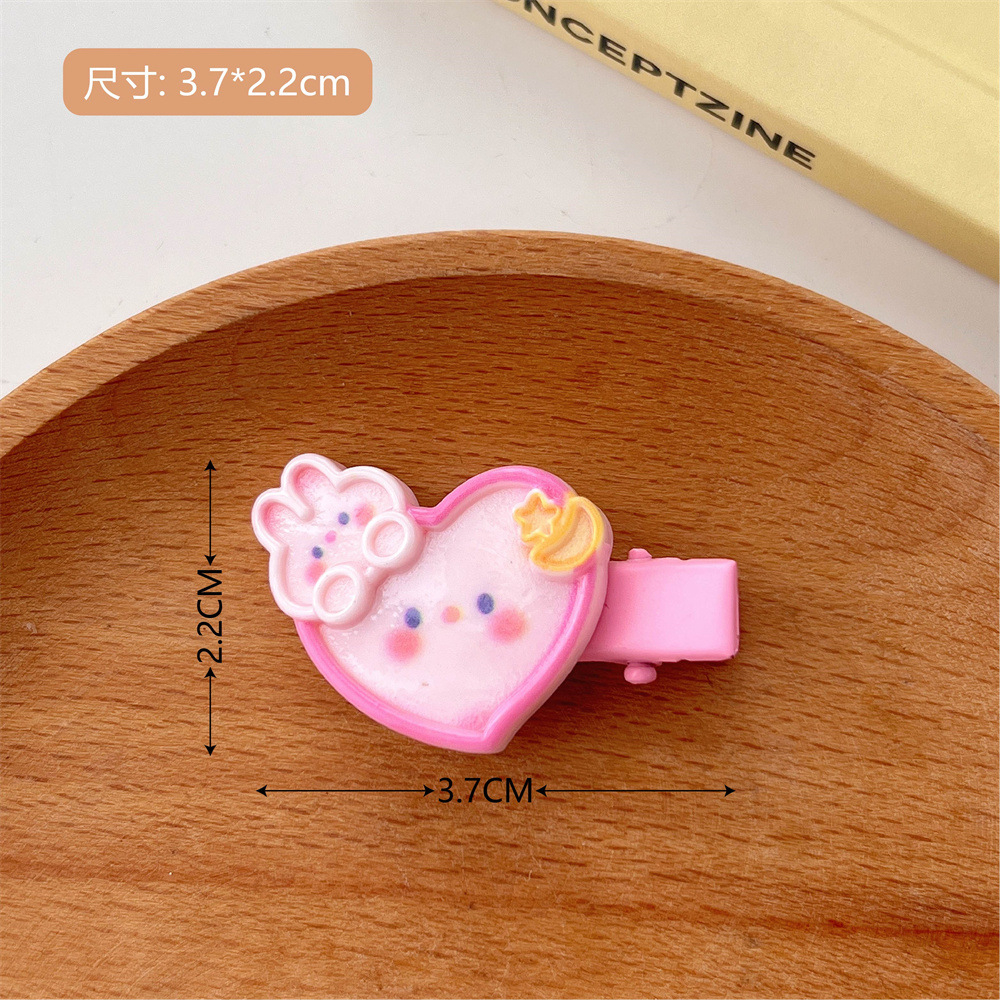 Dễ Thương Kẹp Tóc Hình Sao Biển / Trái Tim / Kẹp Tóc Màu Vàng Kem Phong Cách Nhật Bản Giảm Giá 1k