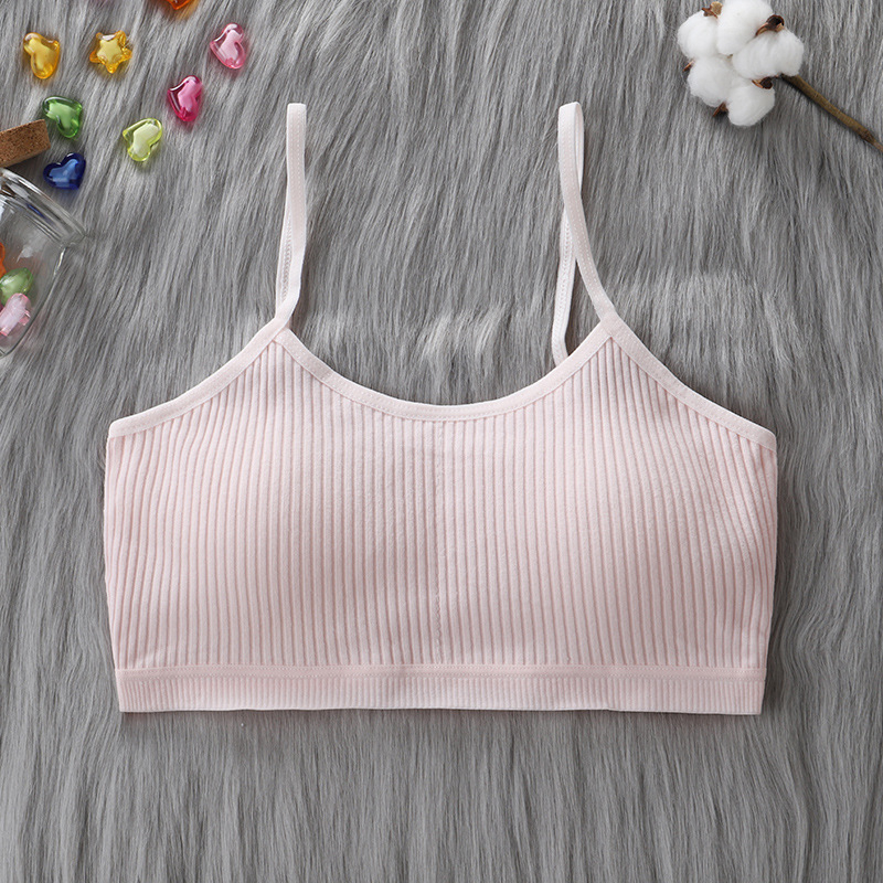 Áo lót vải cotton Mềm Mại Thoáng Khí Thoải Mái Cho Bé Gái 10-16 Tuổi