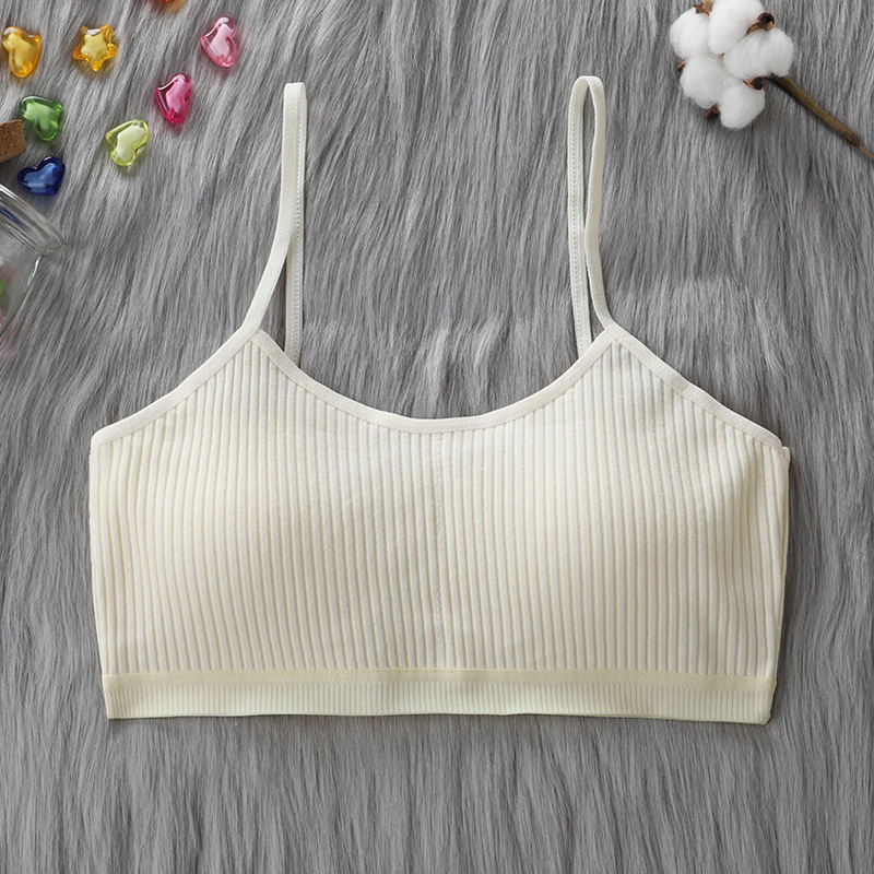 Áo lót vải cotton Mềm Mại Thoáng Khí Thoải Mái Cho Bé Gái 10-16 Tuổi