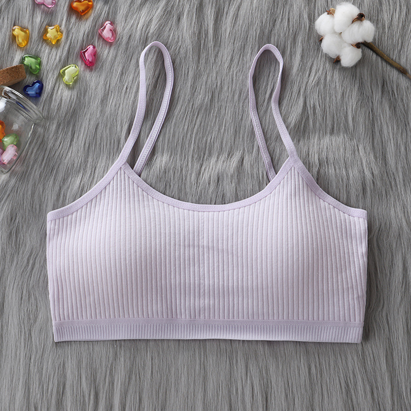 Áo lót vải cotton Mềm Mại Thoáng Khí Thoải Mái Cho Bé Gái 10-16 Tuổi