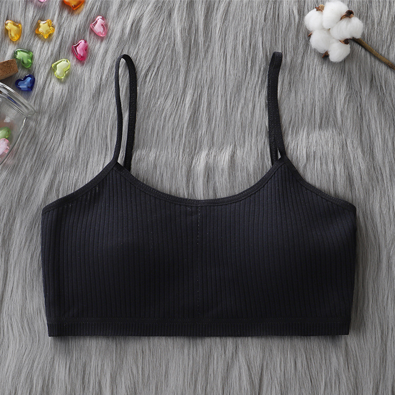 Áo lót vải cotton Mềm Mại Thoáng Khí Thoải Mái Cho Bé Gái 10-16 Tuổi