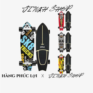 Jingh shop [75 * 23.5 * 12cm] surf skateboard geele cx4 longboard surf skate surf skate surf skate surf skate genuine skateboard giá rẻ fit306