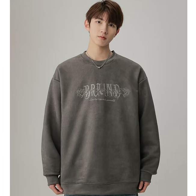 Áo Thun Tay Dài Cổ Tròn Phong Cách hip hop Thời Trang Cho Nam