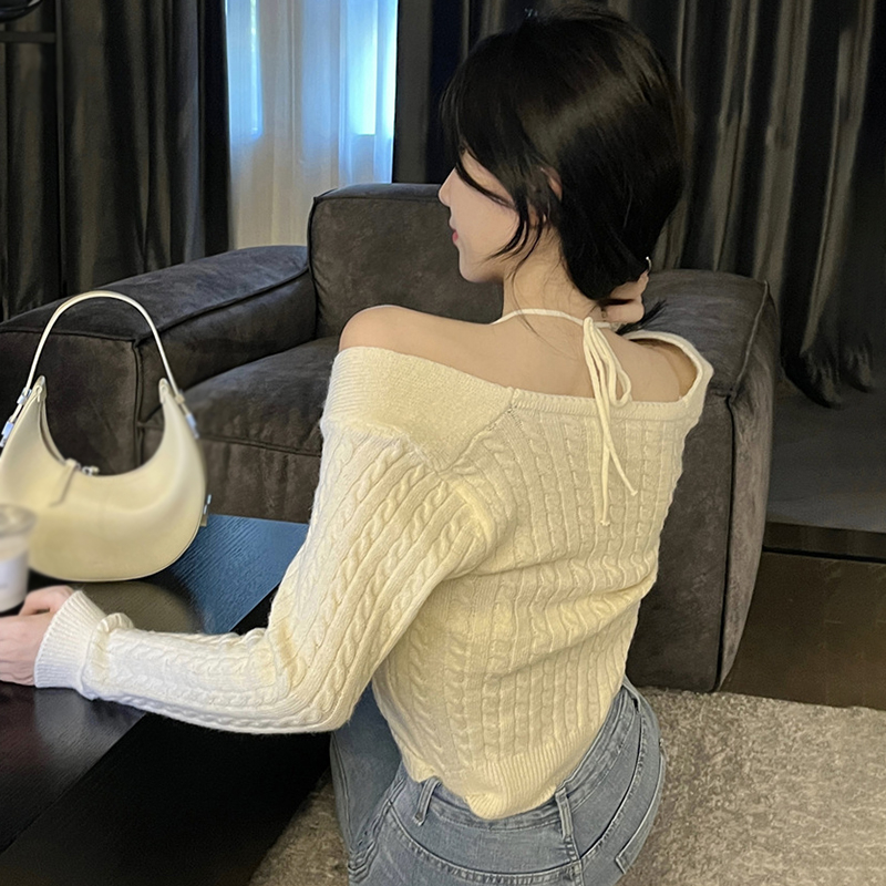 Áo Len Dài Tay Cổ Tròn Màu Sắc Thời Trang Nữ Tính