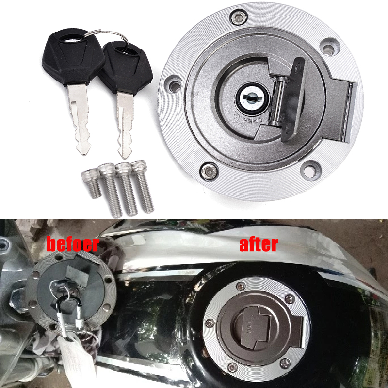 Nắp Đậy Bình Nhiên Liệu Kèm Chìa Khóa Dành Cho Xe yamaha yzf r1 r6 r6s fj09 mt01 mt03 mt07 fz07 mt09 fz09 yzfr1 yzfr6 Xjr1300 fj13