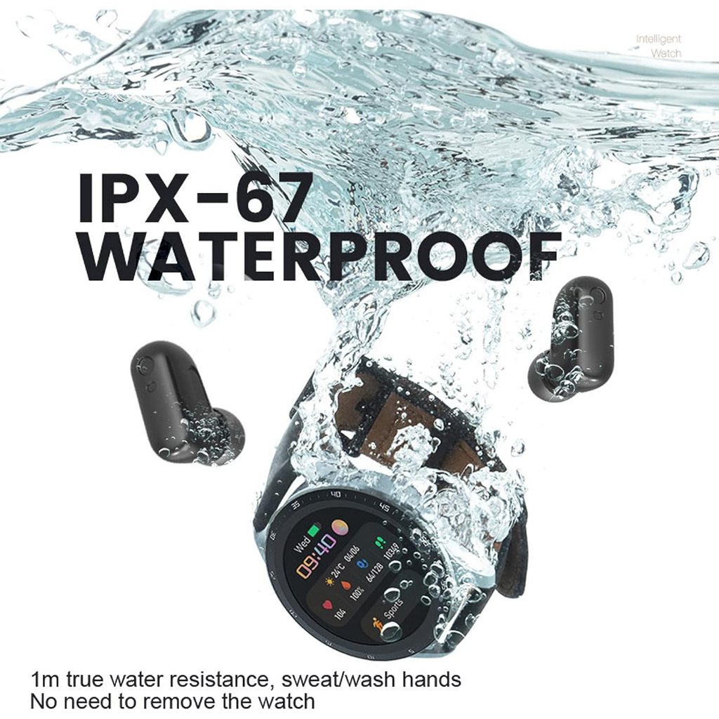 Đồng Hồ Thông Minh YAQING 2in1 Buds Bluetooth Call Watch - CHÍNH HÃNG