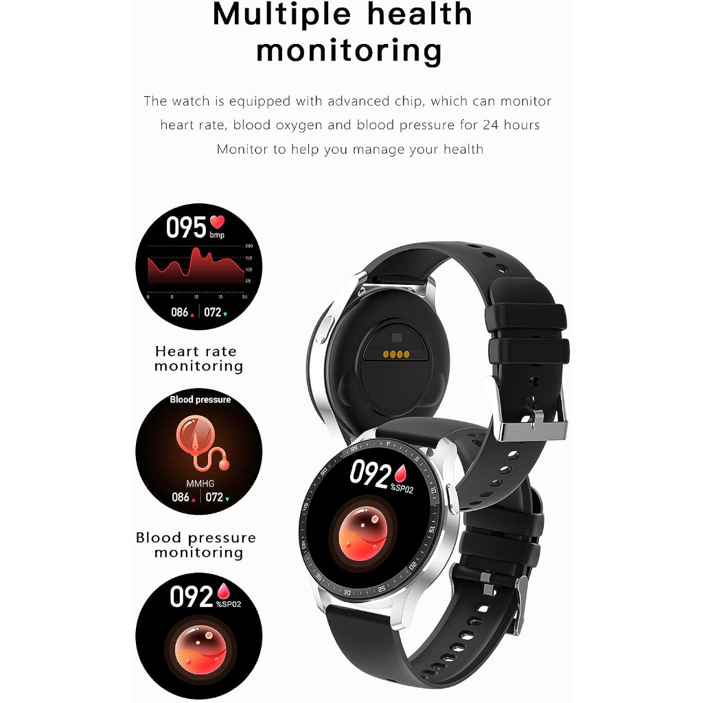Đồng Hồ Thông Minh YAQING 2in1 Buds Bluetooth Call Watch - CHÍNH HÃNG