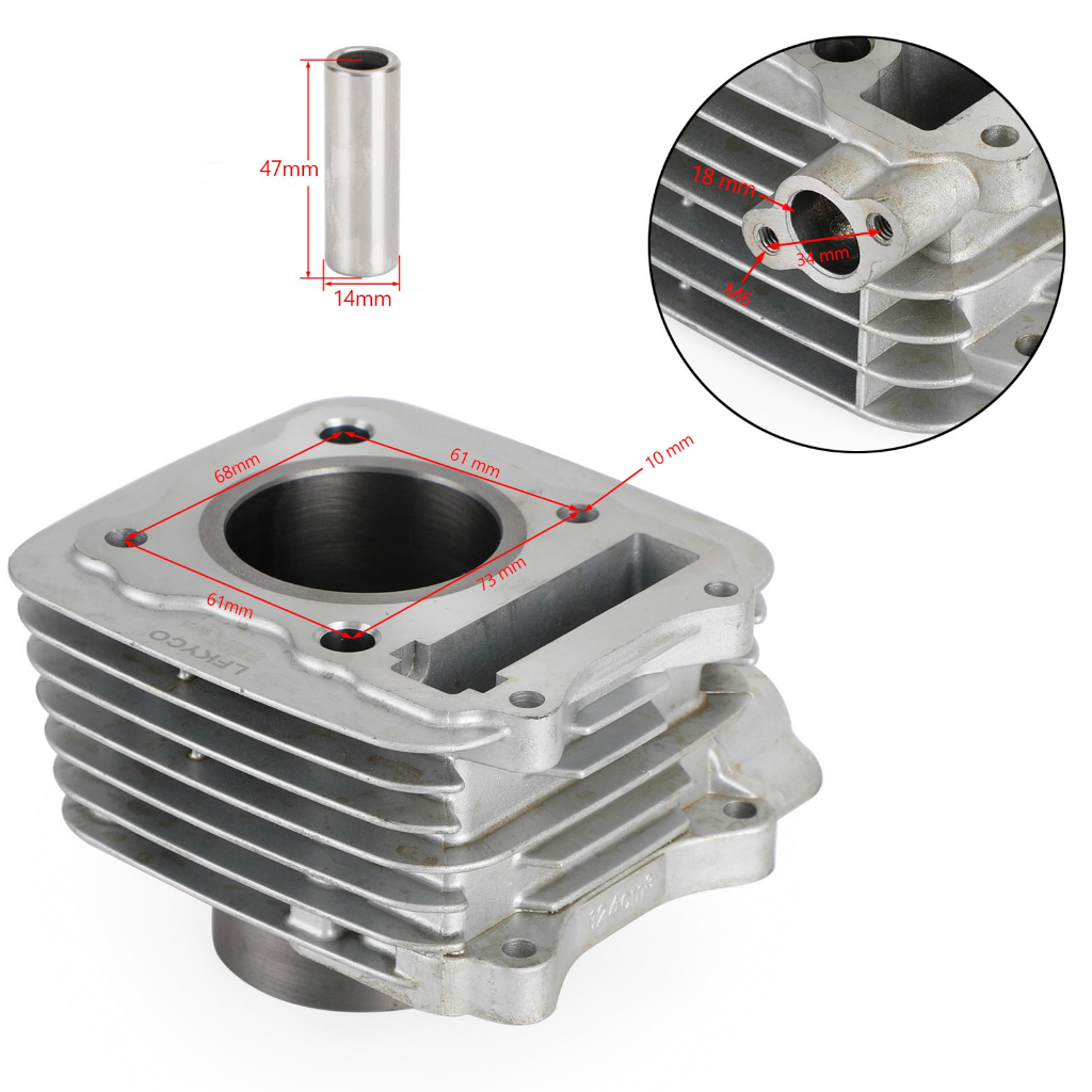 Bộ Xi Lanh Cho Suzuki EN125 GN125 DR125 TU125 GZ125 VanVan 125cc 57mm