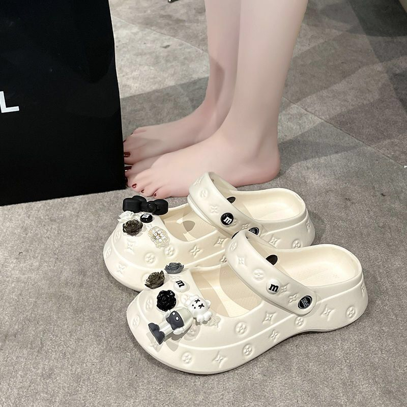 HHH Dép CROSS 5CM dép Sandal nữ Mùa hè Đế Dày thoải mái Xinh Xắn 080907