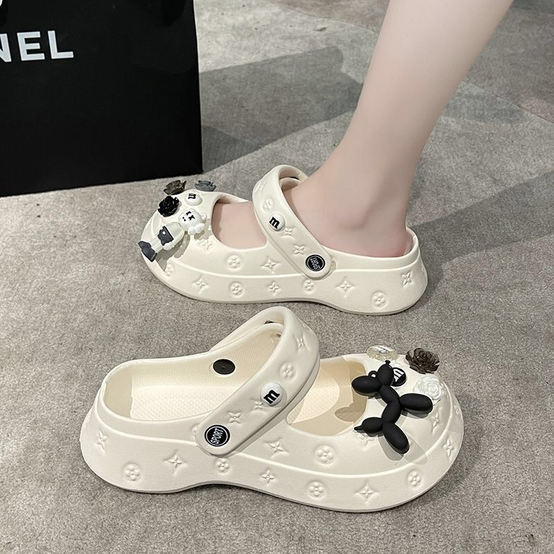 HHH Dép CROSS 5CM dép Sandal nữ Mùa hè Đế Dày thoải mái Xinh Xắn 080904