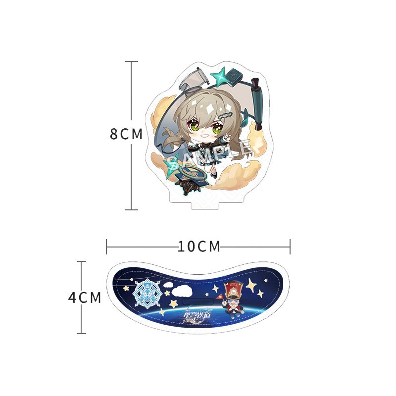 Honkai: Starrail Đứng acrylic Trang Trí jingyuan jingliu