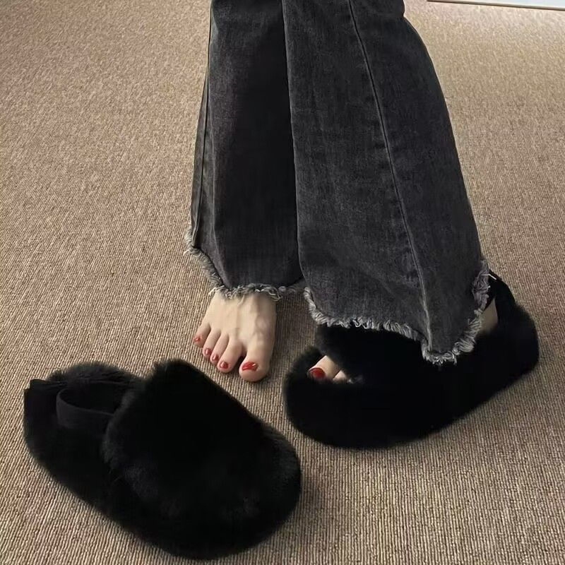 C＆S Dép Lông Đế Dày 2023NEW mùa hè dép quai hậu Xinh Xắn B22H01W 0816011