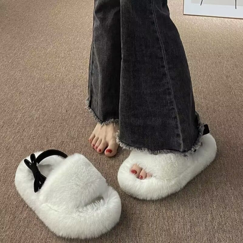 C＆S Dép Lông Đế Dày 2023NEW mùa hè dép quai hậu Xinh Xắn B22H01W 0816011