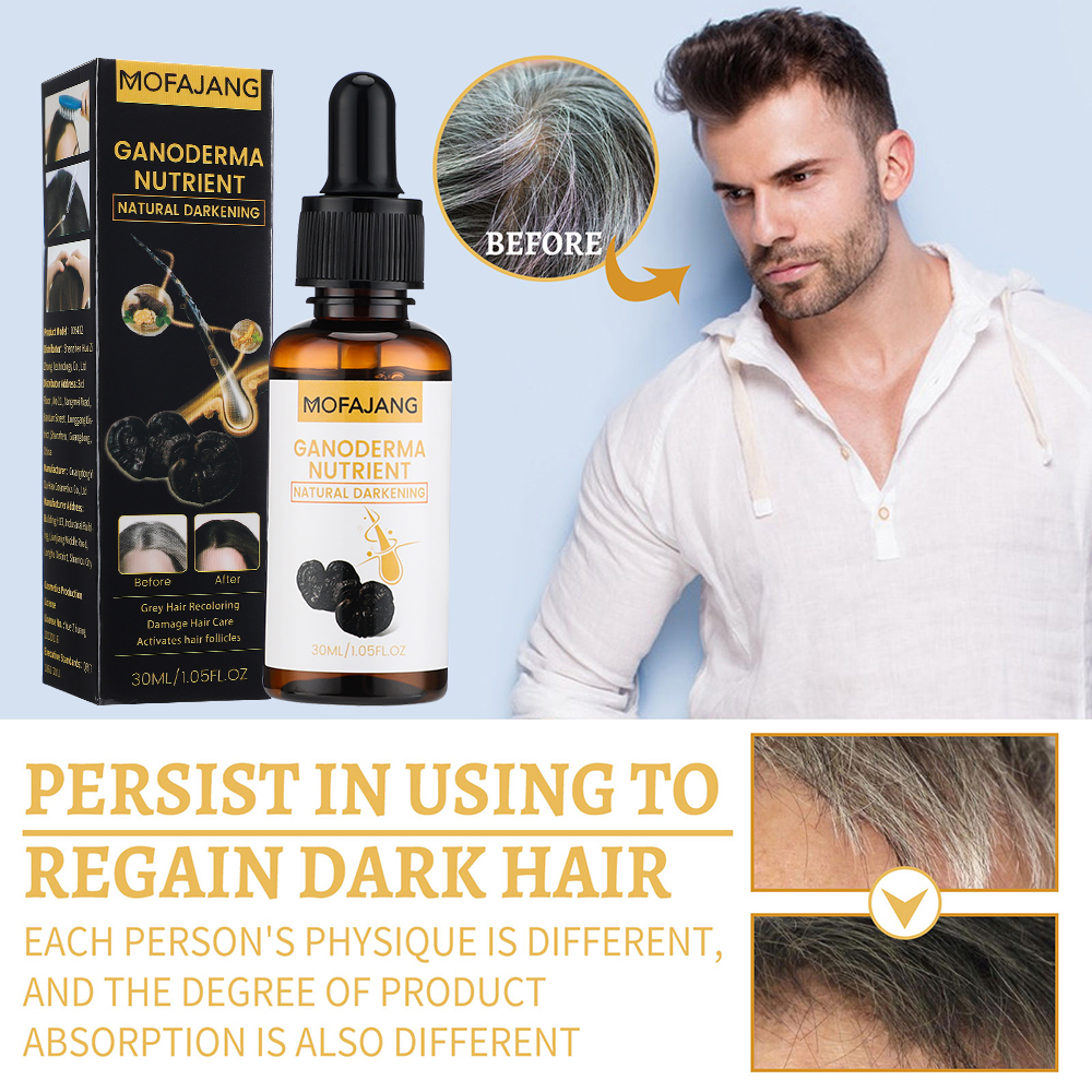 Tinh Chất Nuôi Dưỡng Tóc Màu Đen / Xám 30ml 30ml Darka Anti-greying Hair Serum, Darka Pro Anti-greying Hair Serum