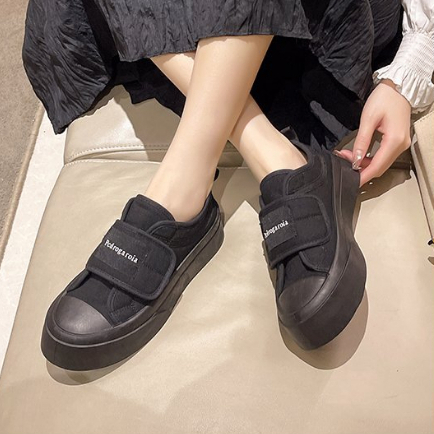 Prowow❤Giày Thể Thao Khóa Dán Thời Trang Năng Động Dành Cho Nữ