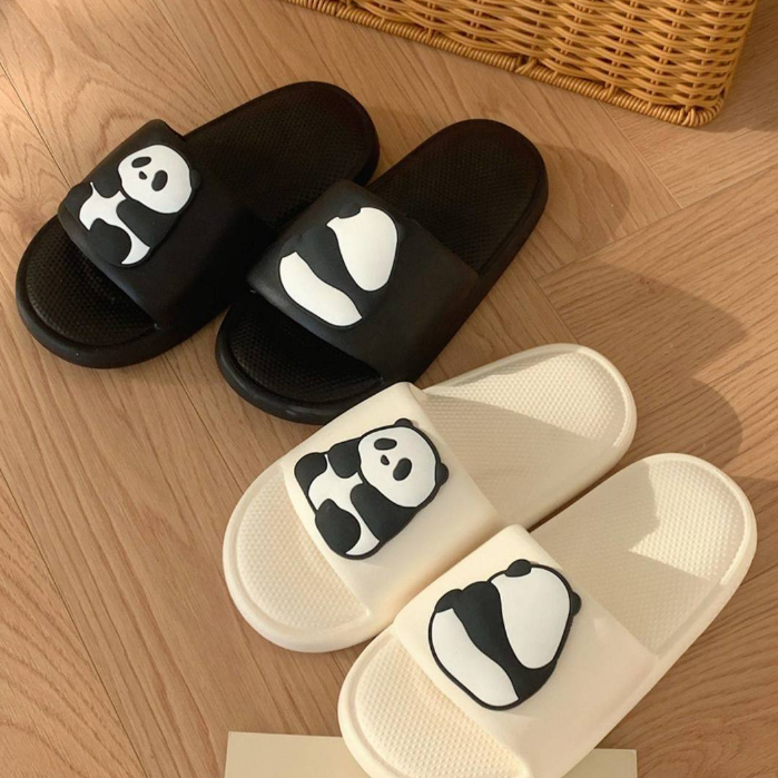 Prowow❤Dép Đi Trong Nhà Đế Mềm Hình Gấu Trúc Dễ Thương Cho Nữ