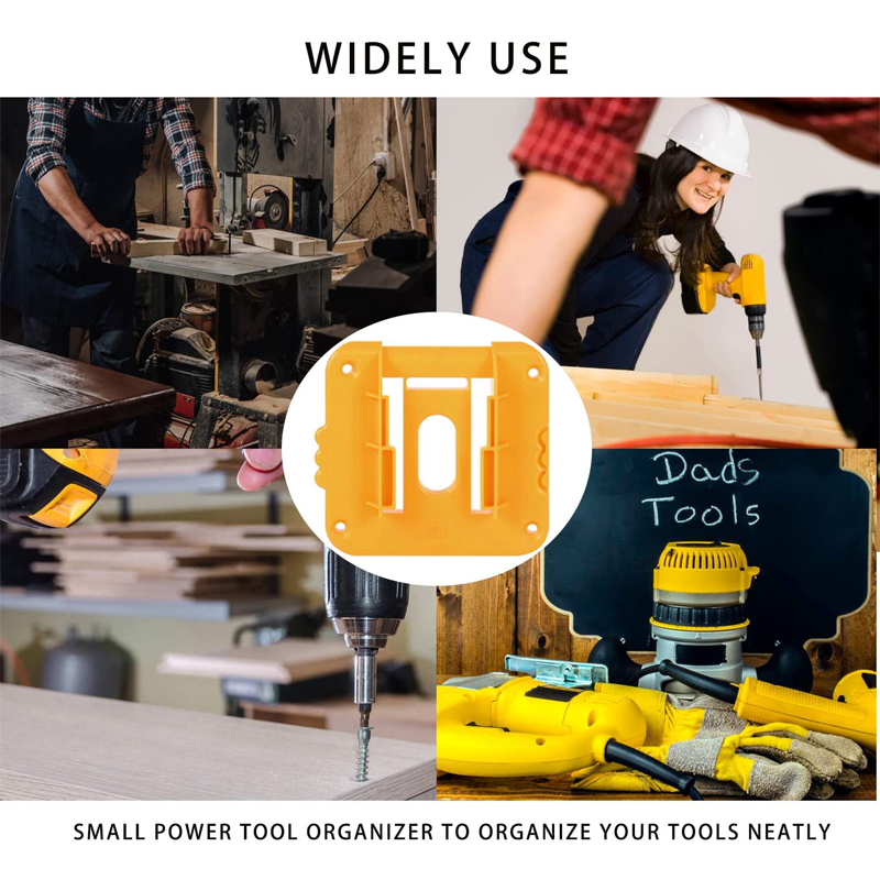 Giá đỡ pin có thể ghép nối cho Makita cho Dewalt cho Milwaukee 18V Li-ion Battery , Giá đỡ đế pin