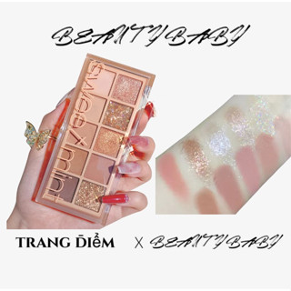 Trang điểm bảng phấn mắt 10 màu bạc hà ngọt ngào ánh ngọc trai lì mịn flash phong cách học sinh hàng ngày giá rẻ xi măng đất