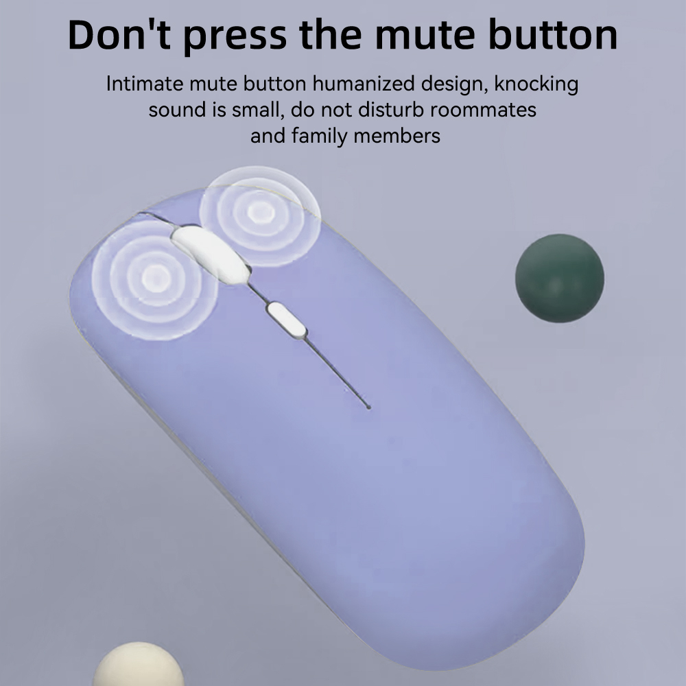 Chuột Bluetooth Không Dây USB 2.4G 800-1200 - 1600 DIP Tương Thích Với IOS / Android / Microsoft