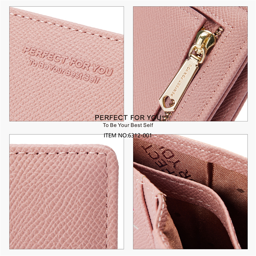 Ví Da mini Phong Cách Hàn Quốc Xinh Xắn Dành Cho Nữ PERFECT FOR YOU 6312-001