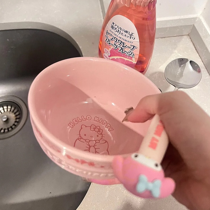 Màu Sắc Bộ Bát Ăn Hello Kitty