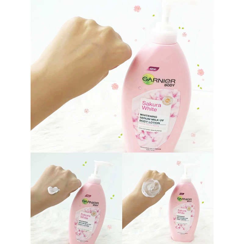 Garnier Sữa Dưỡng Thể Chiết Xuất Chanh Làm Trắng Da 377 400ml