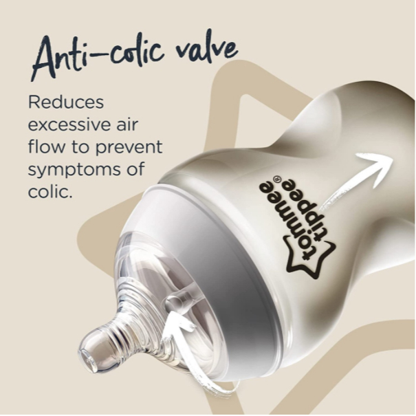 TOMMEE TIPPEE Tommee Bình Sữa ppsu Đóng Mở Tự Nhiên Kèm Hộp Chính Hãng