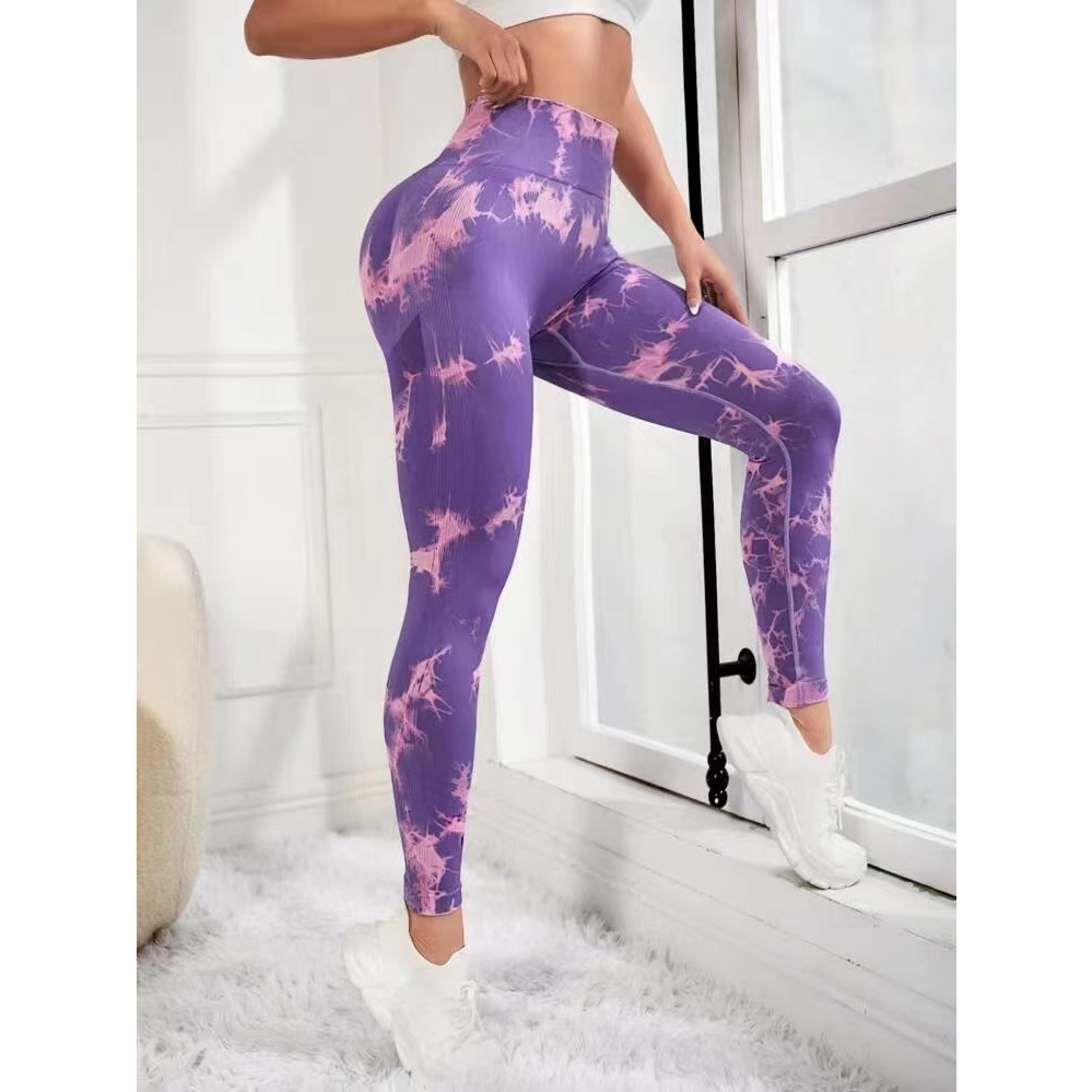 Quần Tập Yoga / Thể Thao / Gym Lưng Cao Ôm Dáng Không Đường May Siêu Co Giãn