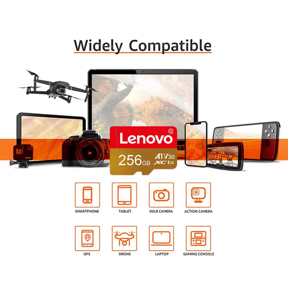 Thẻ Nhớ tf sd 256 128 64gb 128gb 256gb 512gb Tốc Độ Cao Dành Cho lenovo 2tb 1tb