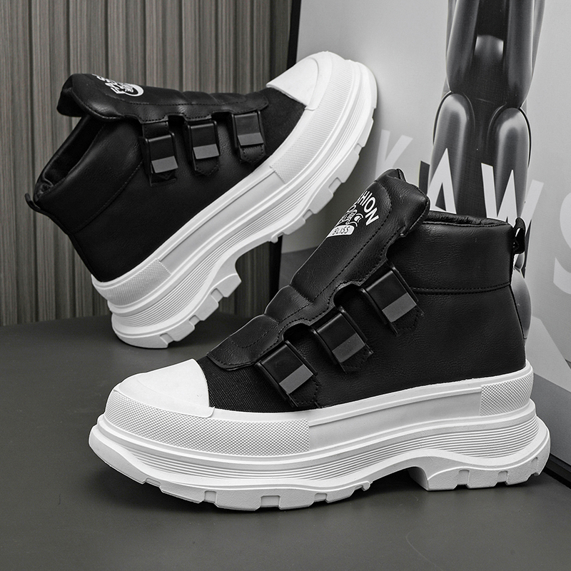 Giày Thể Thao Nam Cổ Cao Thời Trang Hàn