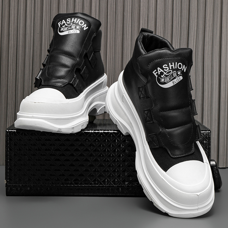 Giày Thể Thao Nam Cổ Cao Thời Trang Hàn