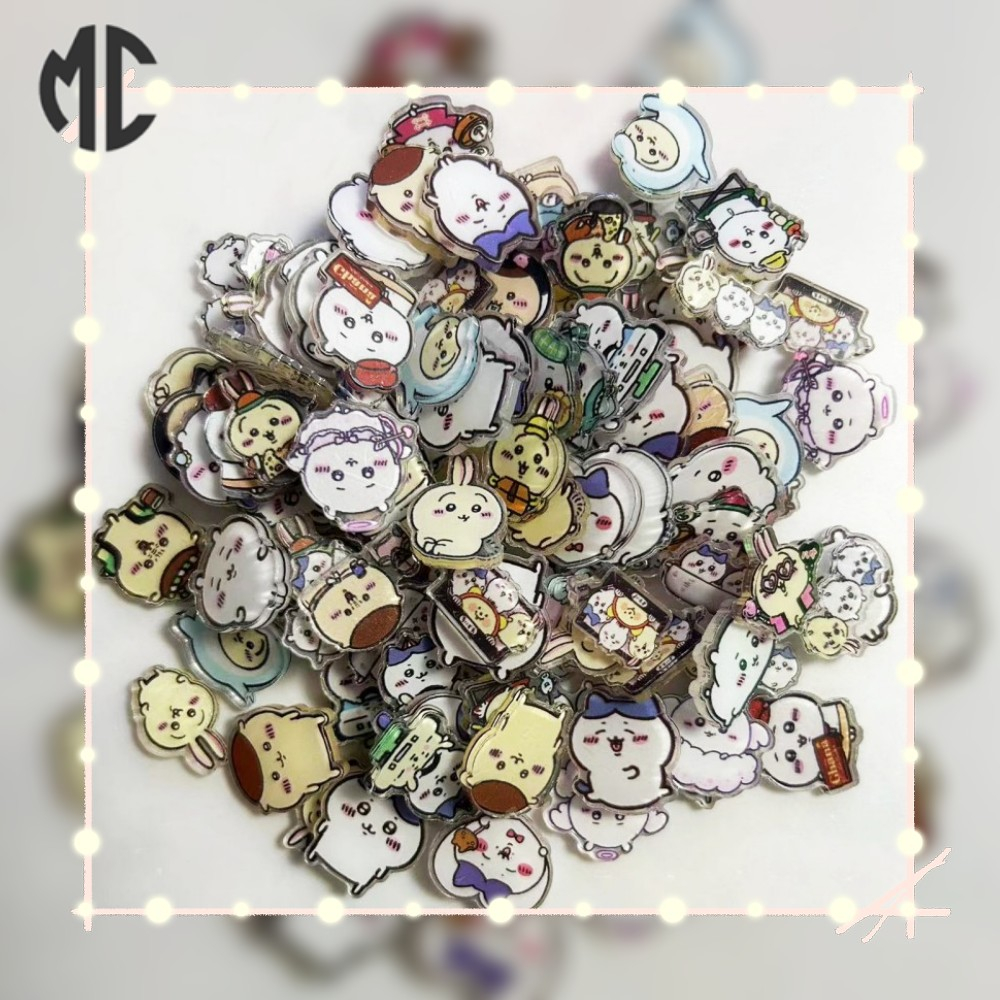 Chiikawa 2cm  Vật Liệu acrylic Hai Lớp Họa Tiết Hoạt Hình chiikawa