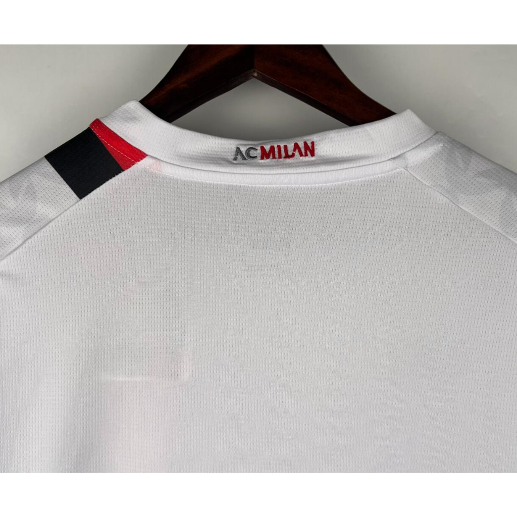 Phụ Kiện Chuyên Dụng Cho Xe Hơi 23 / 24 r. 23 Le O pulisic ac milan Áo Bóng Đá Màu Trắng Phiên Bản Hâm Mộ