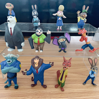 Set 12 Mô Hình Đồ Chơi Nhân Vật Hoạt Hình disney pixar zootopia