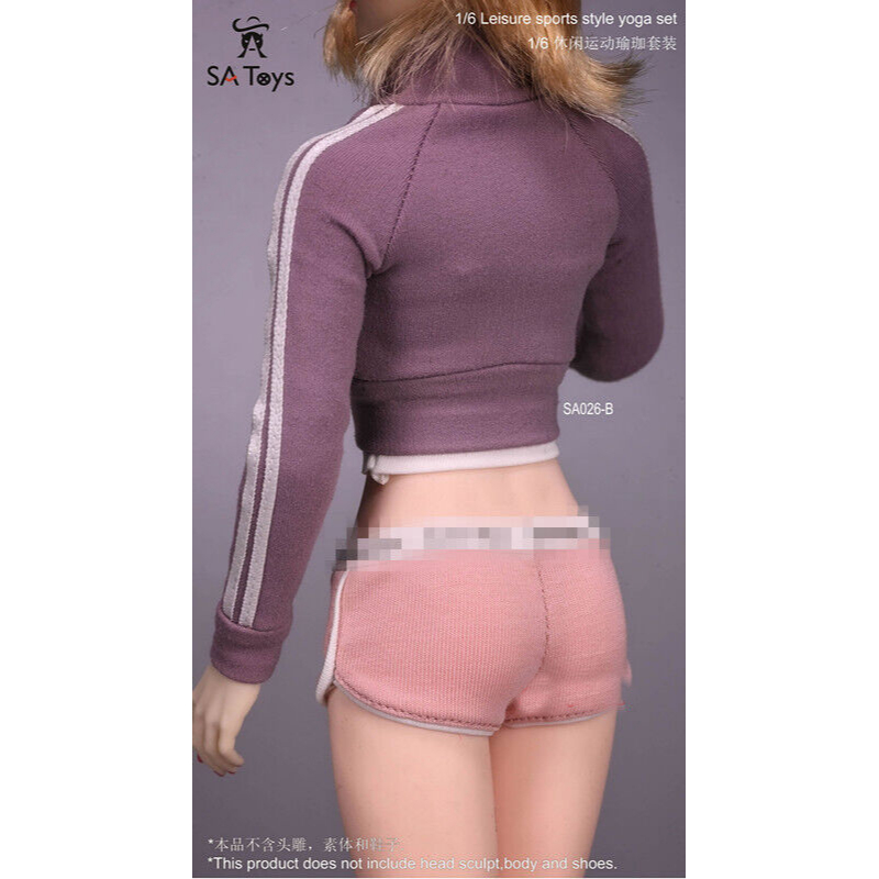 Sa Bộ Quần Áo Thể Thao sa026 12 "Tỷ Lệ 1: 6 Cho Mô Hình Nhân Vật Nữ