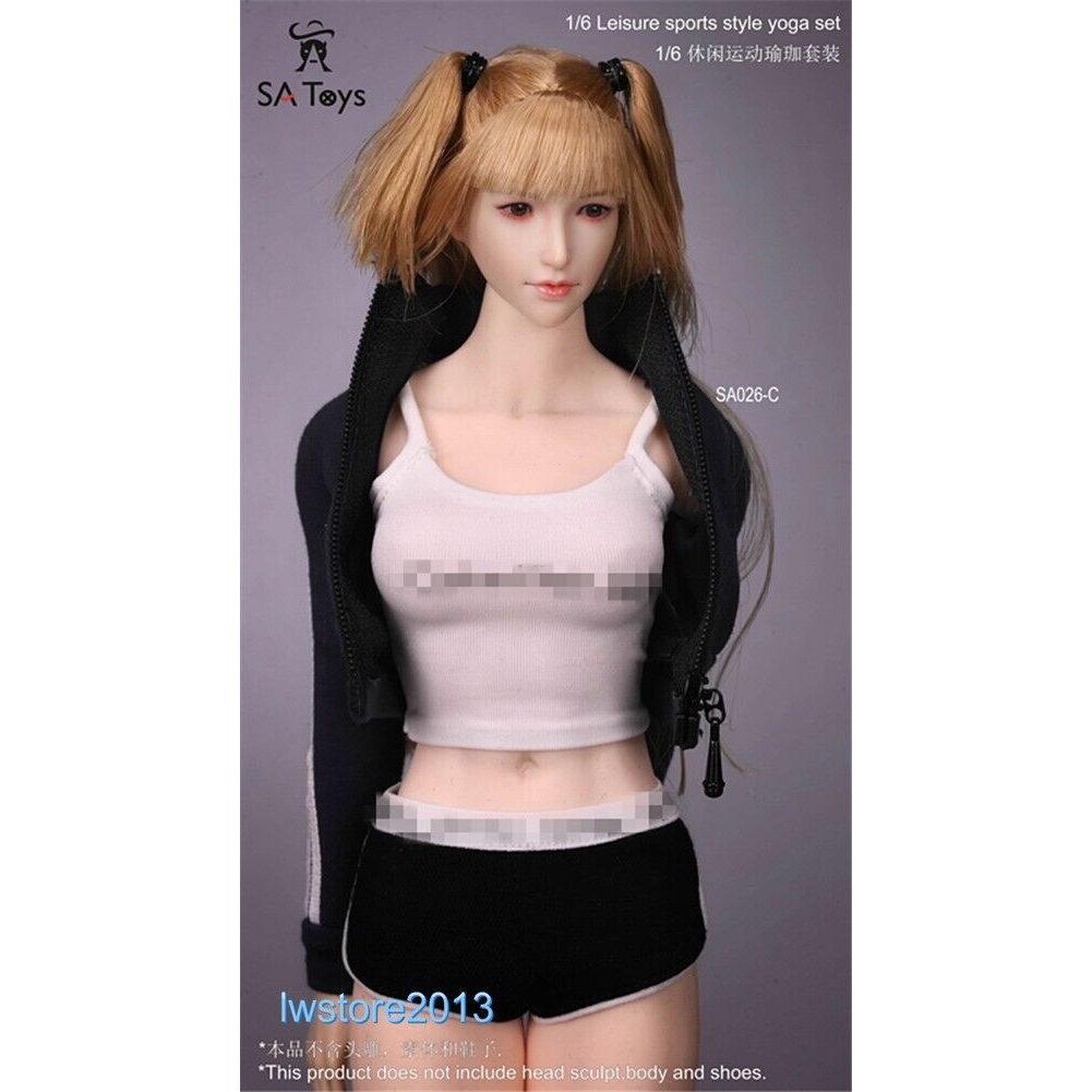 Sa Bộ Quần Áo Thể Thao sa026 12 "Tỷ Lệ 1: 6 Cho Mô Hình Nhân Vật Nữ