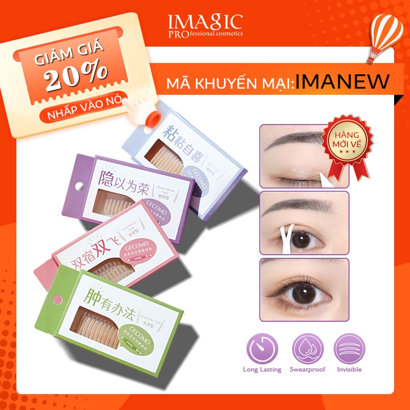 Set 4 Loại Miếng Dán Kích Mí Tự Nhiên Chống Thấm Nước Lâu Trôi