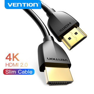 Dây cáp HDMI 2.0 VENTION siêu mỏng hỗ trợ 4K 60Hz 3D đầu mạ vàng cho TV/ máy chiếu/ PS4