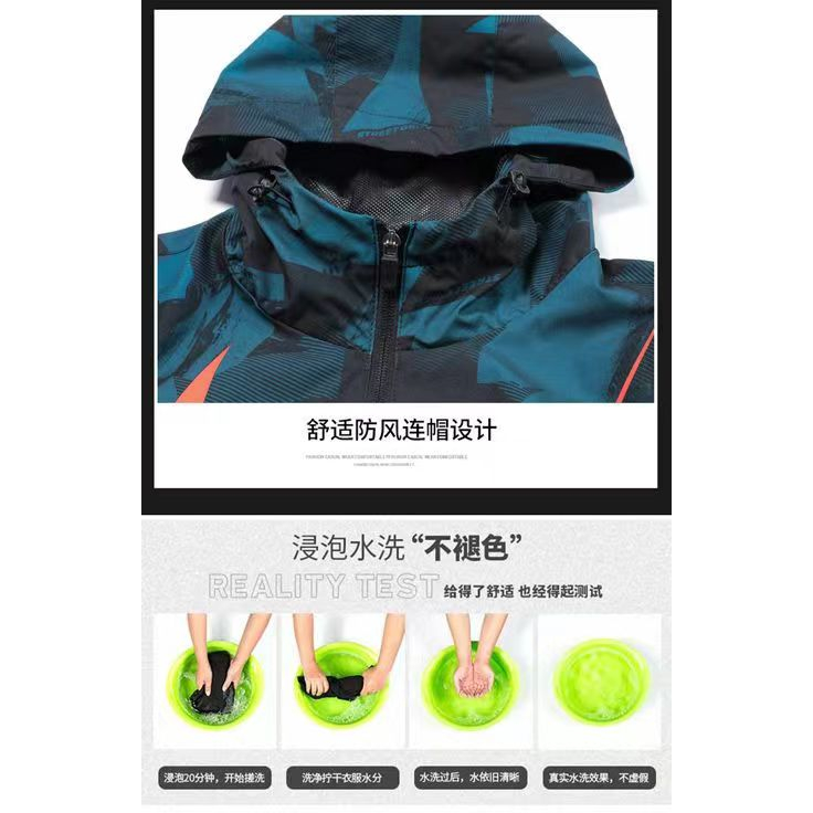 Áo Khoác Gió adidas Họa Tiết Kẻ Sọc Chống Thấm Nước Thoáng Khí Thời Trang Cho Nam