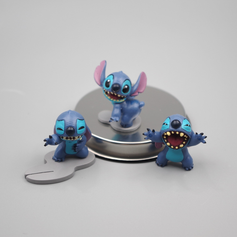 Bộ 5 Mô Hình Nhân Vật Hoạt Hình lilo & stitch 2.5-3cm