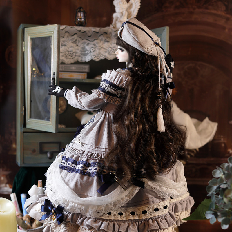 Bộ Trang Phục Búp Bê bjd 1 / 3 Gồm Áo + Chân Váy + Mũ Sapphira