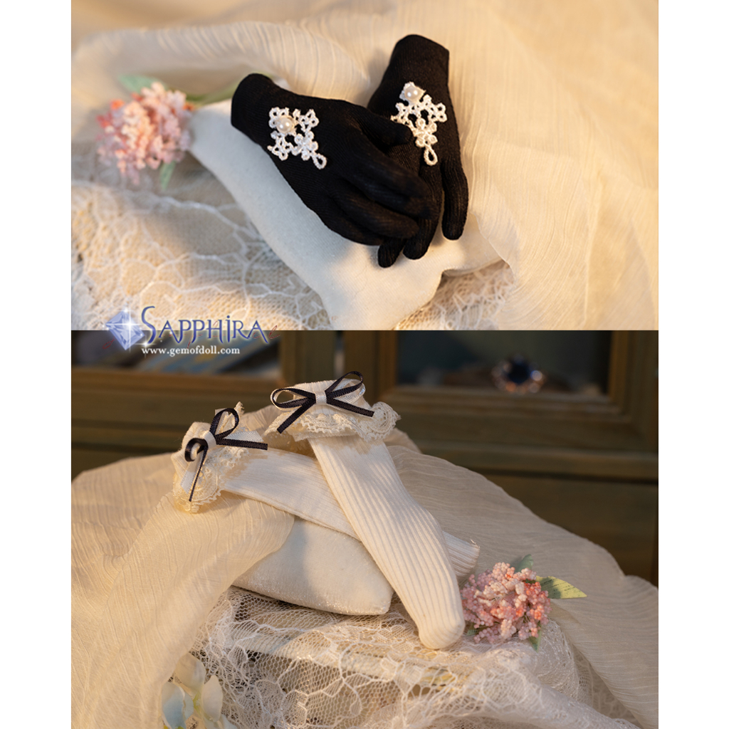 Bộ Trang Phục Búp Bê bjd 1 / 3 Gồm Áo + Chân Váy + Mũ Sapphira