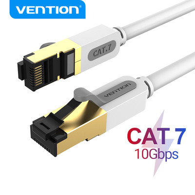 Dây Cáp Mạng Vention CAT7 Tốc Độ Cao 10 Gbps RJ45 SSTP Ethernet Lan Cho PC Laptop Internet TV Xbox