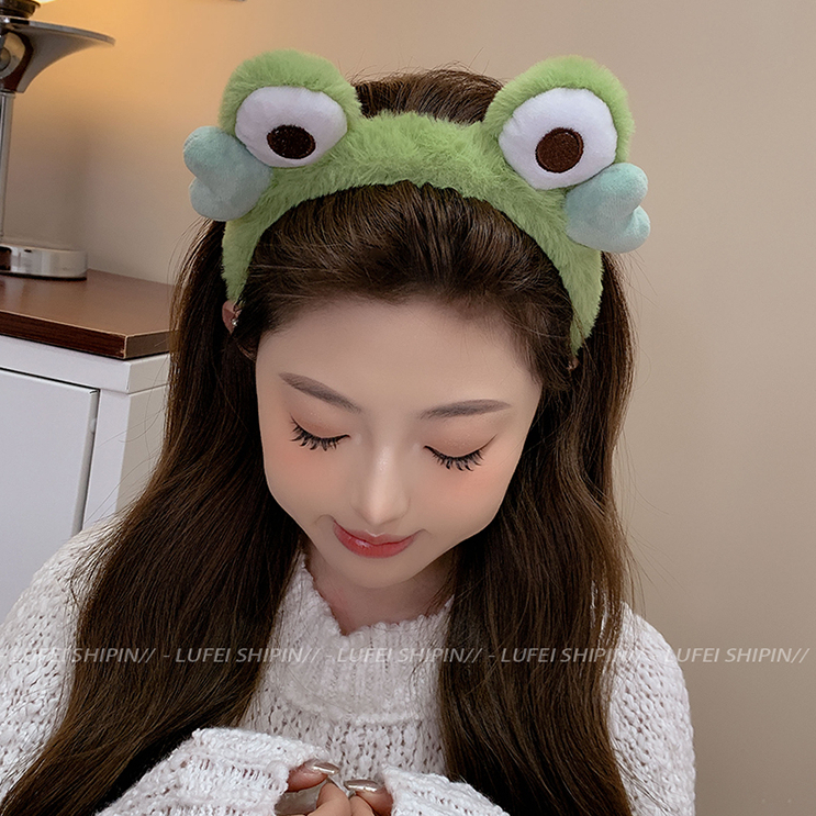 Mới Băng Đô Cài Tóc Vải Lông Phong Cách Hàn Quốc Dễ Thương Dành Cho Nữ