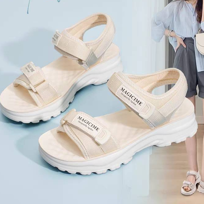 DAILOU dép sandal nữ giày sandal nữ dép đế cao đi biển Thoải Mái Xinh Xắn 2023NEW 30Z23072624