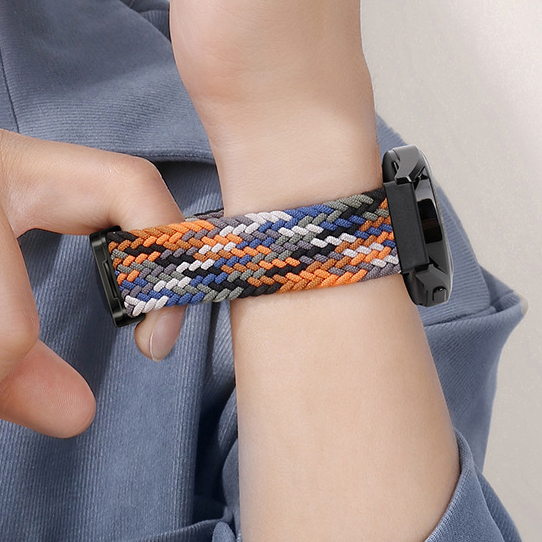 Dây Đeo nylon Khóa Nam Châm Cho Đồng Hồ Thông Minh samsung galaxy watch 6 5 4 3 classic pro 44mm 40mm 41mm watch5 pro 45mm watch6 47mm 43mm