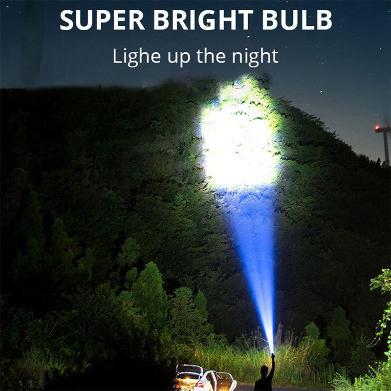 Đèn Pin led cob 5 Lõi Sạc usb Đa Năng