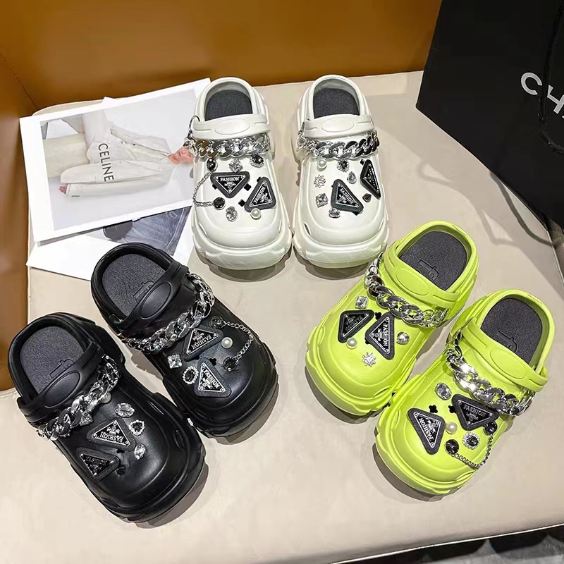 MOCHO  dép cross dép bánh mì nữ  dép sục nữ đáy dày 2023 NEW B21H0JM