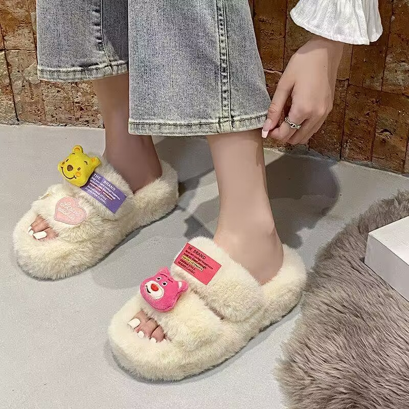 Dép Lông Dễ Thương Xinh Xắn Thời Trang 2023 Dành Cho Nữ