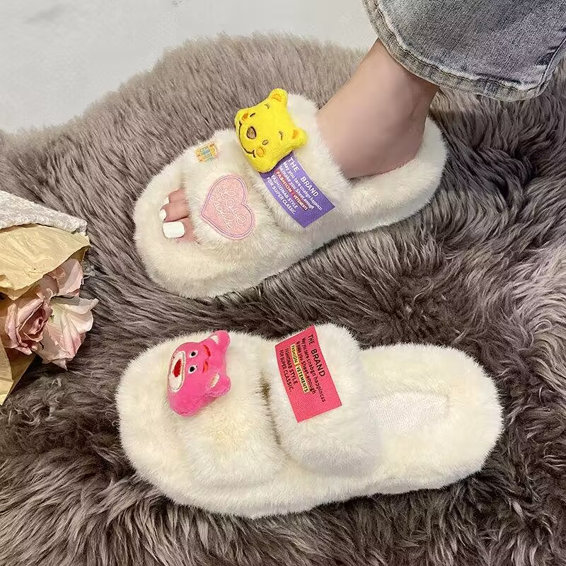 Dép Lông Dễ Thương Xinh Xắn Thời Trang 2023 Dành Cho Nữ